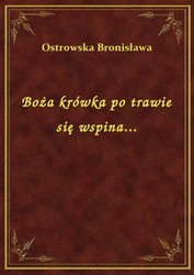 : Boża krówka po trawie się wspina... - ebook