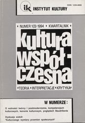: Kultura Współczesna - e-wydanie – 1/1994