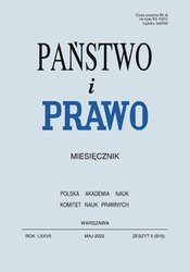 : Państwo i Prawo - e-wydanie – 5/2022