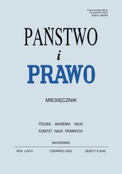 : Państwo i Prawo - e-wydanie – 6/2022