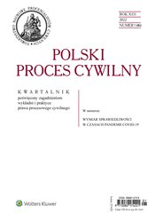 : Polski Proces Cywilny - e-wydanie – 1/2022