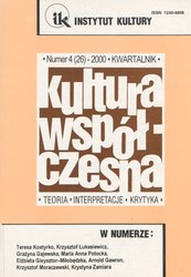 : Kultura Współczesna - e-wydanie – 4/2000