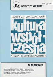 : Kultura Współczesna - e-wydanie – 1/2001