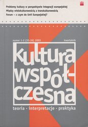 : Kultura Współczesna - e-wydanie – 1-2/2003
