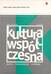 : Kultura Współczesna - e-wydanie – 1/2005