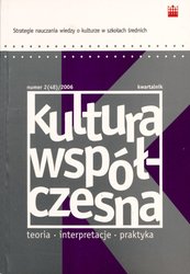 : Kultura Współczesna - e-wydanie – 2/2006