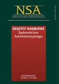 biznesowe, branżowe, gospodarka: Zeszyty Naukowe Sądownictwa Administracyjnego – e-wydanie – 1/2024