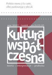 : Kultura Współczesna - e-wydanie – 1/2015