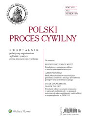 : Polski Proces Cywilny - e-wydanie – 4/2022