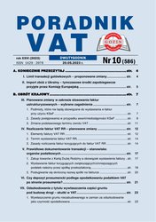 : Poradnik VAT - e-wydania – 10/2023