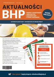 : Aktualności BHP - Numer specjalny - e-wydanie – Gotowe plakaty bhp - wykorzystaj w swojej pracy