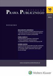 : Przegląd Prawa Publicznego - e-wydanie – 10/2023